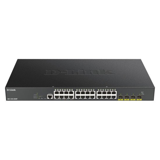 D-Link DGS-1250-28XMP Géré L3 Gigabit Ethernet (10/100/1000) Connexion Ethernet POE Noir D-Link DGS-1250-28XMP Géré L3 Gigabit Ethernet (10/100/1000) Connexion Ethernet POE Noir