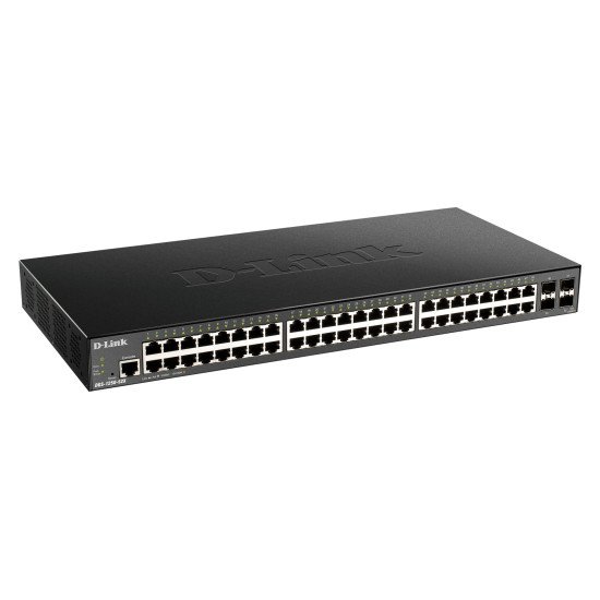 D-Link DGS-1250-52X Géré L3 Gigabit Ethernet (10/100/1000) Noir D-Link DGS-1250-52X Géré L3 Gigabit Ethernet (10/100/1000) Noir
