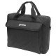 Manhattan Sacoche London pour PC portable 14,1", chargement par le haut, noir, ÉCONOMIQUE, poche accessoires, bandoulière amovible, garantie 3 ans