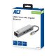 ACT AC7055 hub & concentrateur USB 3.2 Gen 1 (3.1 Gen 1) Type-C 5000 Mbit/s Gris