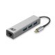 ACT AC7055 hub & concentrateur USB 3.2 Gen 1 (3.1 Gen 1) Type-C 5000 Mbit/s Gris