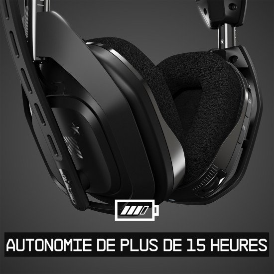 ASTRO Gaming A50 + Base Station Casque Sans fil Arceau Jouer Noir, Argent