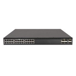 HPE FlexFabric 5710 Switch 24XGT 6QSFP+/2QSFP28 Géré L3 10G Ethernet (100/1000/10000) Noir 1U HPE FlexFabric 5710 Switch 24XGT 6QSFP+/2QSFP28 Géré L3 10G Ethernet (100/1000/10000) Noir 1U