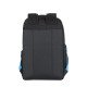 Rivacase Regent 8069 sacoche d'ordinateurs portables 43,9 cm (17.3") Sac à dos Noir, Cyan