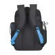 Rivacase Regent 8069 sacoche d'ordinateurs portables 43,9 cm (17.3") Sac à dos Noir, Cyan