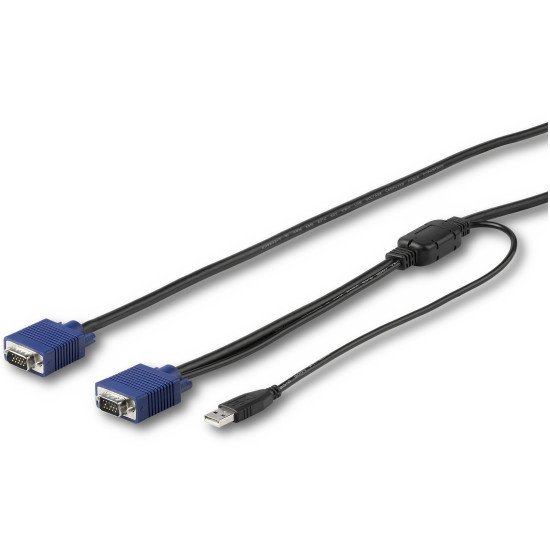 StarTech.com Câble switch KVM USB VGA de 3 m pour consoles