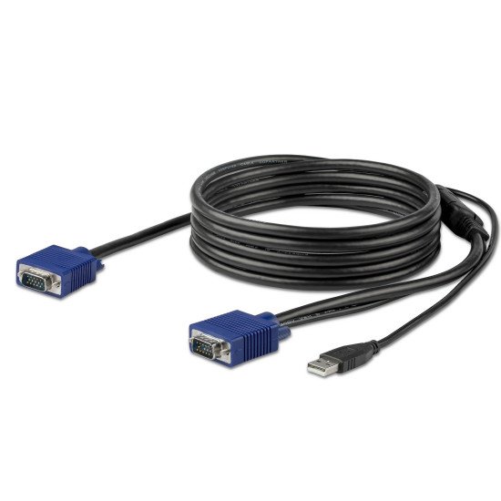 StarTech.com Câble switch KVM USB VGA de 3 m pour consoles