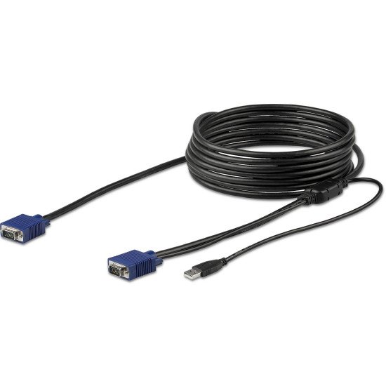 StarTech.com Câble switch KVM USB VGA de 4,6 m pour consoles