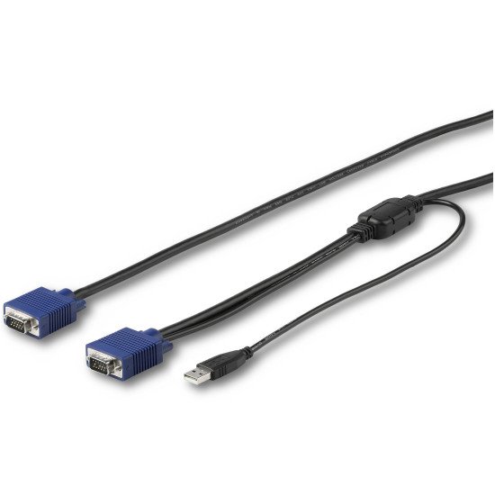 StarTech.com Câble switch KVM USB VGA de 4,6 m pour consoles