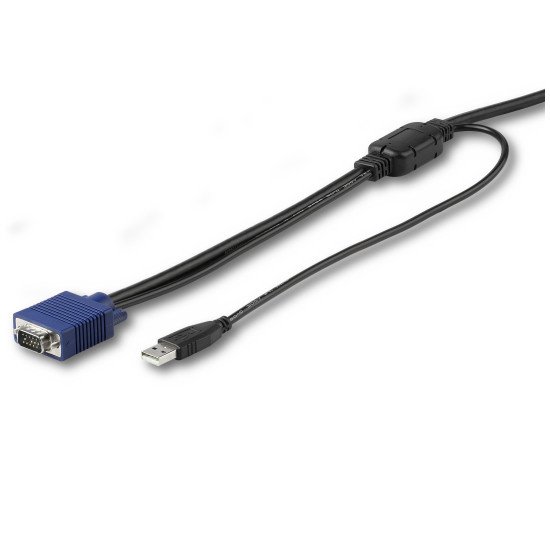 StarTech.com Câble switch KVM USB VGA de 4,6 m pour consoles