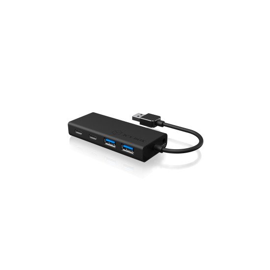 RaidSonic IB-HUB1426-U3 hub & concentrateur USB 3.2 Gen 1 (3.1 Gen 1) Type-A 5000 Mbit/s Noir