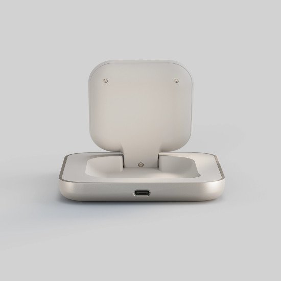 ZENS ZESC20W/00 chargeur d'appareils mobiles Casques, Smartphone, Montre Blanc, Argent USB Recharge sans fil Charge rapide Intérieure