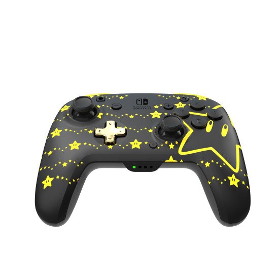 PDP REMATCH GLOW Noir, Jaune Manette de jeu Analogique/Numérique Nintendo Switch, Nintendo Switch OLED PDP REMATCH GLOW Noir, Jaune Manette de jeu Analogique/Numérique Nintendo Switch, Nintendo Switch OLED