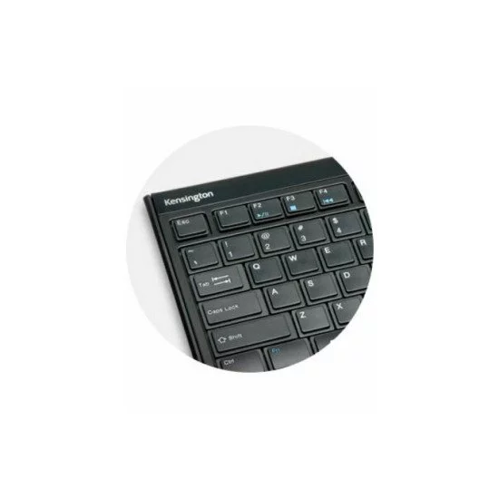 Kensington Advance Fit clavier Bluetooth AZERTY Anglais Noir Kensington Advance Fit clavier Bluetooth AZERTY Anglais Noir