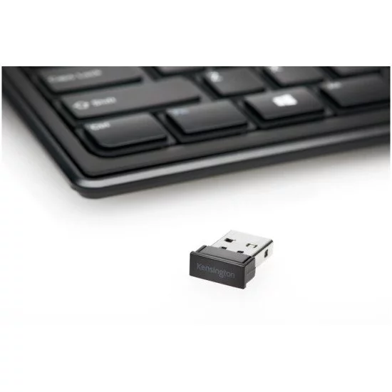 Kensington Advance Fit clavier Bluetooth AZERTY Anglais Noir Kensington Advance Fit clavier Bluetooth AZERTY Anglais Noir