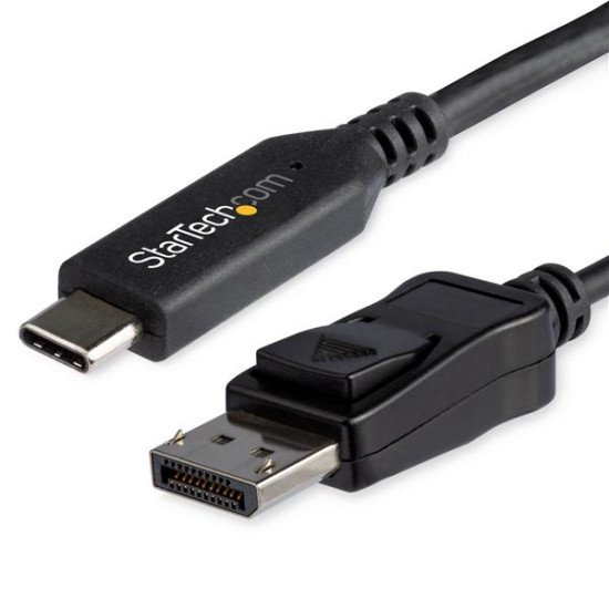 StarTech.com CDP2DP146B câble vidéo et adaptateur 1,8 m USB C DisplayPort Noir