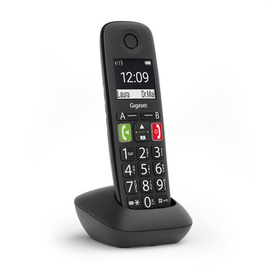 Gigaset E290HX Téléphone DECT Noir