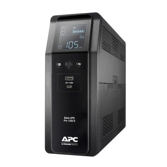 APC BACK UPS PRO BR 1200VA alimentation d'énergie non interruptible Interactivité de ligne 720 W 8 sortie(s) CA