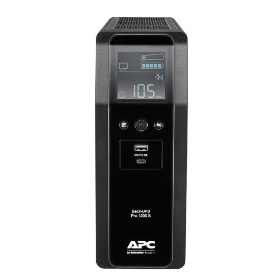 APC BACK UPS PRO BR 1200VA alimentation d'énergie non interruptible Interactivité de ligne 720 W 8 sortie(s) CA