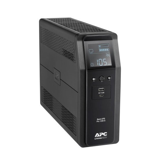 APC BACK UPS PRO BR 1200VA alimentation d'énergie non interruptible Interactivité de ligne 720 W 8 sortie(s) CA