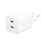 PanzerGlass empower by ® Turbo 45W Charger incl. 2 x USB-C | EU Plug | Silver White Protection d'écran transparent Universel 1 pièce(s)