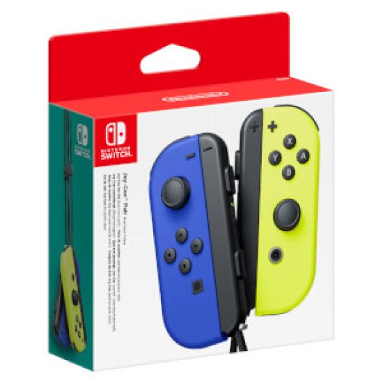 Nintendo Joy-Con Noir, Bleu, Jaune Bluetooth Manette de jeu Analogique/Numérique Nintendo Switch