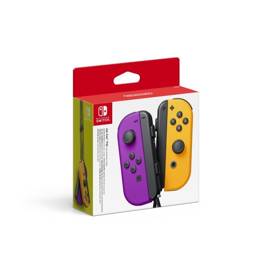 Nintendo Joy-Con Noir, Orange, Violet Bluetooth Manette de jeu Analogique/Numérique Nintendo Switch