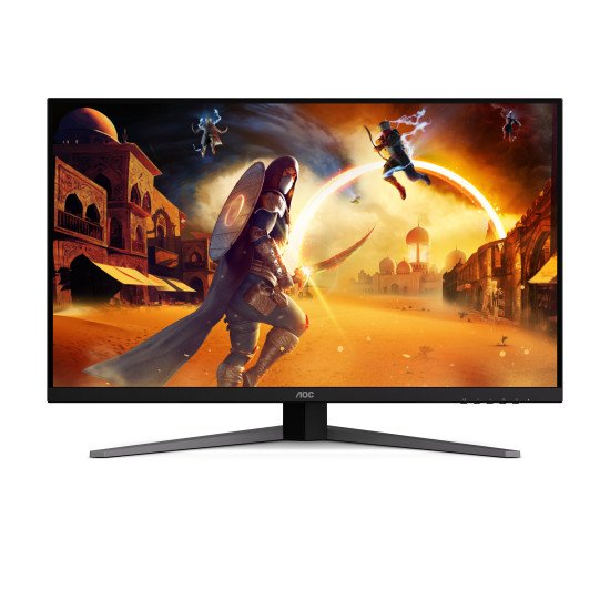 AOC G4 U32G4U écran PC 80 cm (31.5") 3840 x 2160 pixels 4K Ultra HD Noir, Rouge