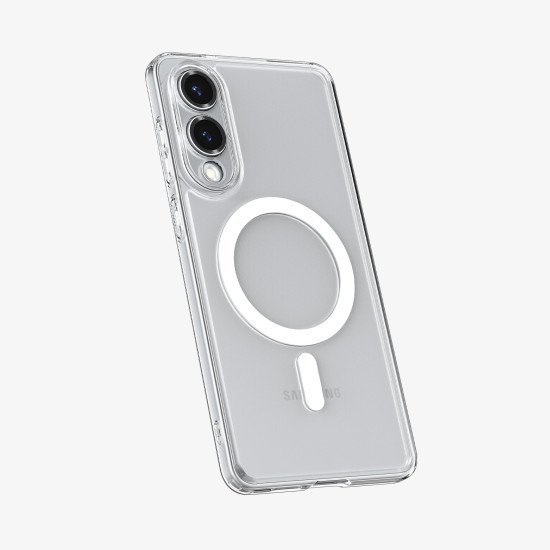 Spigen Ultra Hybrid (MagFit) coque de protection pour téléphones portables 17 cm (6.7") Housse Transparent, Blanc Spigen Ultra Hybrid (MagFit) coque de protection pour téléphones portables 17 cm (6.7") Housse Transparent, Blanc
