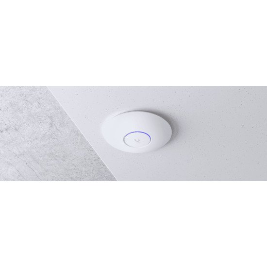 Ubiquiti U6+ point d'accès réseaux locaux sans fil 2402 Mbit/s Blanc Connexion Ethernet POE