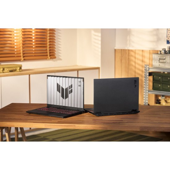 ASUS TUF Gaming A16 FA608PM-QT014W AMD Ryzen™ 9 8940HX Ordinateur portable 40,6 cm (16") 2.5K 32 Go DDR5-SDRAM 1 To SSD NVIDIA GeForce RTX 5060 Wi-Fi 6E (802.11ax) Windows 11 Home Belge Gris