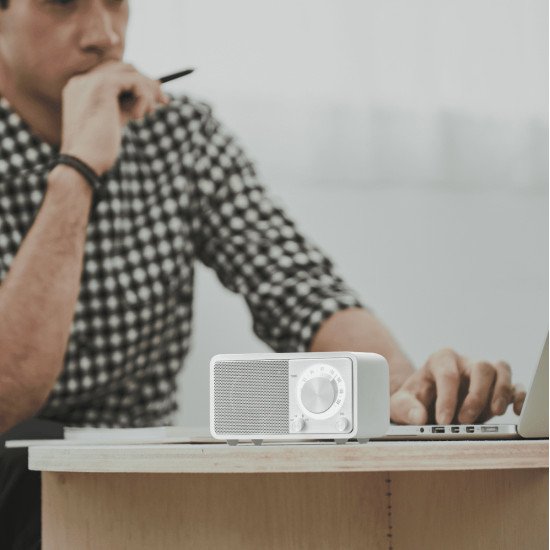 Sangean WR-7 Portable Blanc