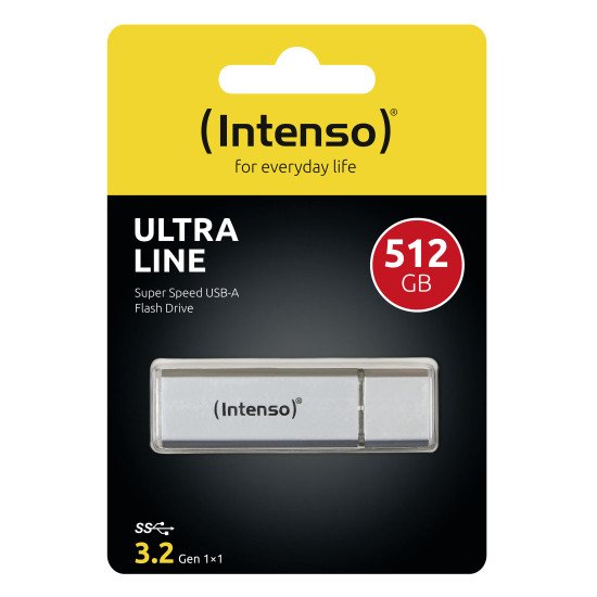 Intenso Ultra Line lecteur USB flash 512 Go USB Type-A 3.2 Gen 1 (3.1 Gen 1) Argent