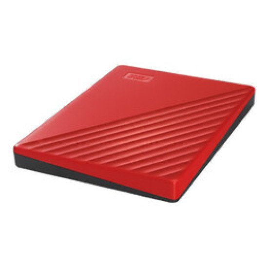 Western Digital My Passport disque dur externe 2000 Go Rouge