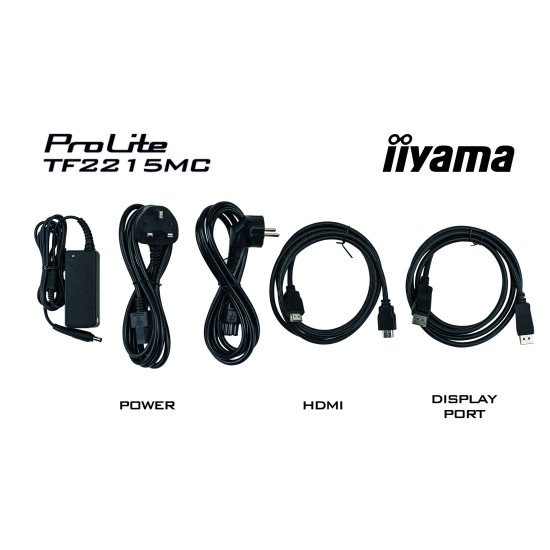 iiyama ProLite TF2215MC-B2 moniteur à écran tactile 21.5" 1920 x 1080 pixels Noir