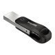 Sandisk SDIX60N-128G-GN6NE lecteur USB flash 128 Go 3.2 Gen 1 (3.1 Gen 1) Gris, Argent