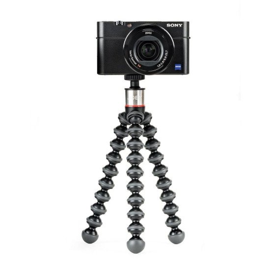 Joby GorillaPod 500 trépied Caméras numériques 3 pieds Noir, Gris, Acier inoxydable