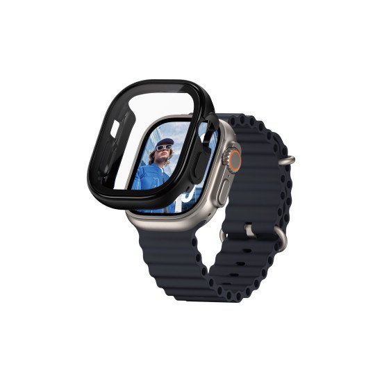 PanzerGlass ® Case Squad Full Body Black Apple Watch Ultra 3 | Ultra 2 | Ultra | 49mm Protection d'écran transparent 1 pièce(s) PanzerGlass ® Case Squad Full Body Black Apple Watch Ultra 3 | Ultra 2 | Ultra | 49mm Protection d'écran transparent 1 pièce(s)