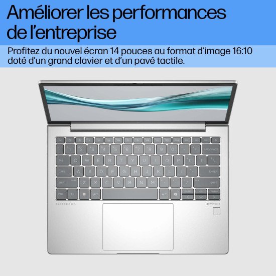 HP EliteBook 660 G11 Intel Core Ultra 5 125U Ordinateur portable 40,6 cm (16") WUXGA 16 Go DDR5-SDRAM 512 Go SSD Wi-Fi 6E (802.11ax) Windows 11 Pro AI PC Argent