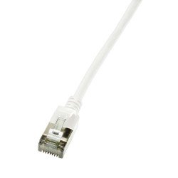 LogiLink CQ9021S câble de réseau Blanc 0,5 m Cat6a S/UTP (STP) LogiLink CQ9021S câble de réseau Blanc 0,5 m Cat6a S/UTP (STP)