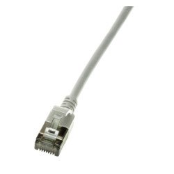 LogiLink Slim U/FTP câble de réseau Gris 0,5 m Cat6a U/FTP (STP) LogiLink Slim U/FTP câble de réseau Gris 0,5 m Cat6a U/FTP (STP)