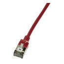 LogiLink Slim U/FTP câble de réseau Rouge 0,3 m Cat6a U/FTP (STP) LogiLink Slim U/FTP câble de réseau Rouge 0,3 m Cat6a U/FTP (STP)