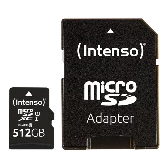 Intenso microSD Karte UHS-I Premium 512 Go Classe 10 Intenso microSD Karte UHS-I Premium 512 Go Classe 10