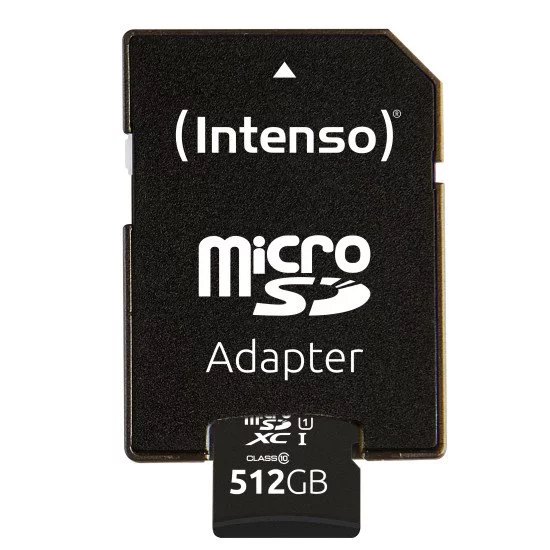 Intenso microSD Karte UHS-I Premium 512 Go Classe 10 Intenso microSD Karte UHS-I Premium 512 Go Classe 10