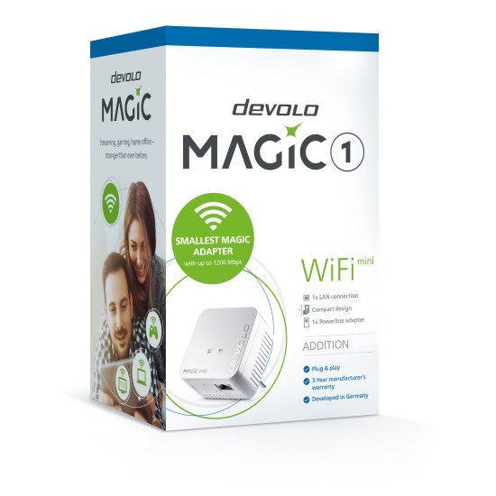 Devolo Magic 1 WiFi mini 1200 Mbit/s Ethernet/LAN Blanc 1 pièce(s)