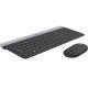 Logitech MK470 Slim Wireless Combo clavier RF sans fil QWERTY Espagnol Graphite