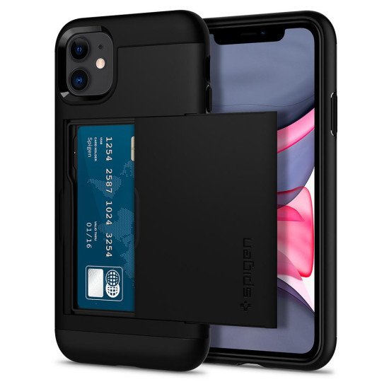 Spigen Slim Armor CS coque de protection pour téléphones portables Housse Noir