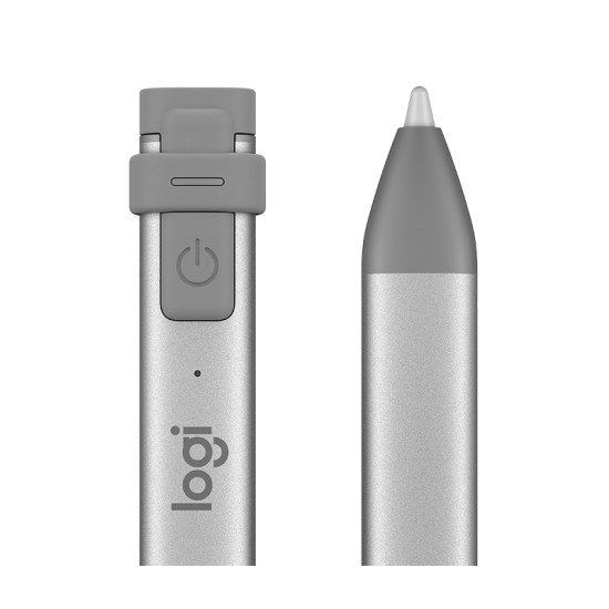 Logitech Crayon stylet 20 g Gris, Argent