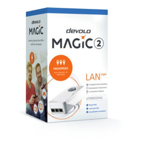 Devolo Magic 2 LAN triple - adaptateur CPL 