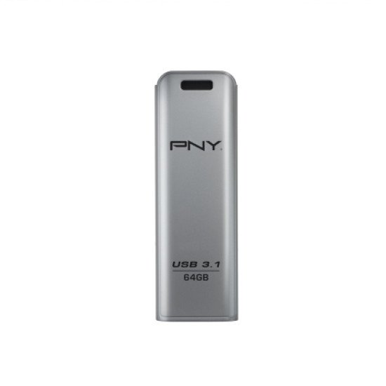 PNY FD64GESTEEL31G-EF lecteur USB flash 64 Go 3.2 Gen 1 (3.1 Gen 1) Acier inoxydable